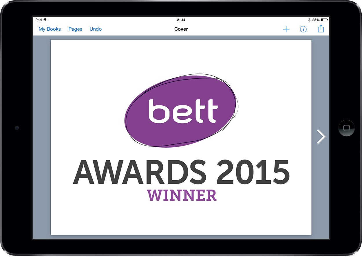 Book Creator wins the Bett Award for best educational app