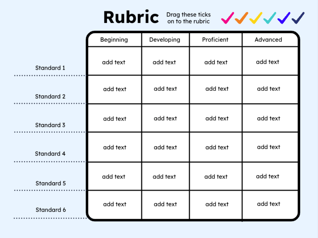 Rubric Template