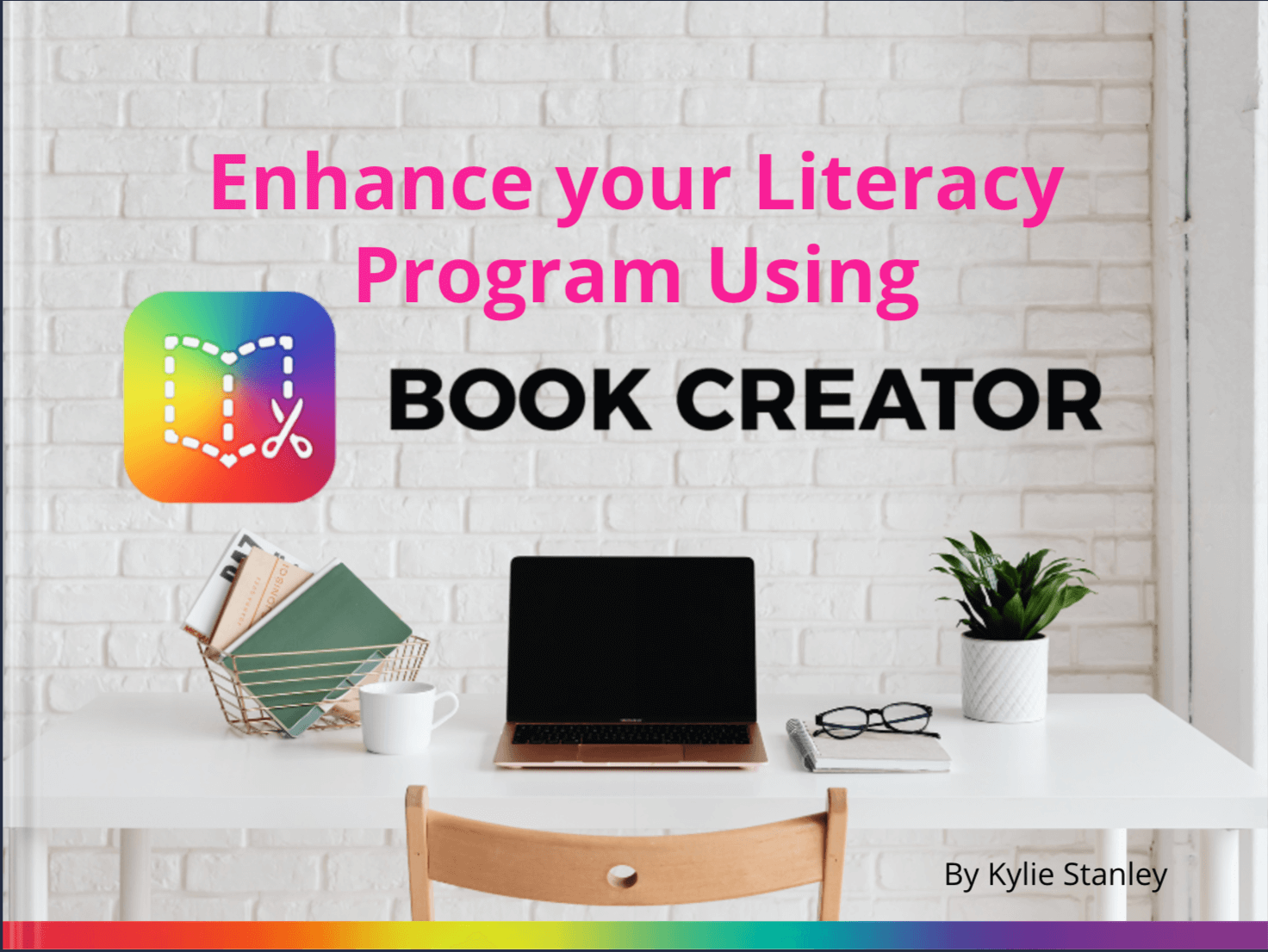 Enhance your literacy program using Book Creator, training guide book cover